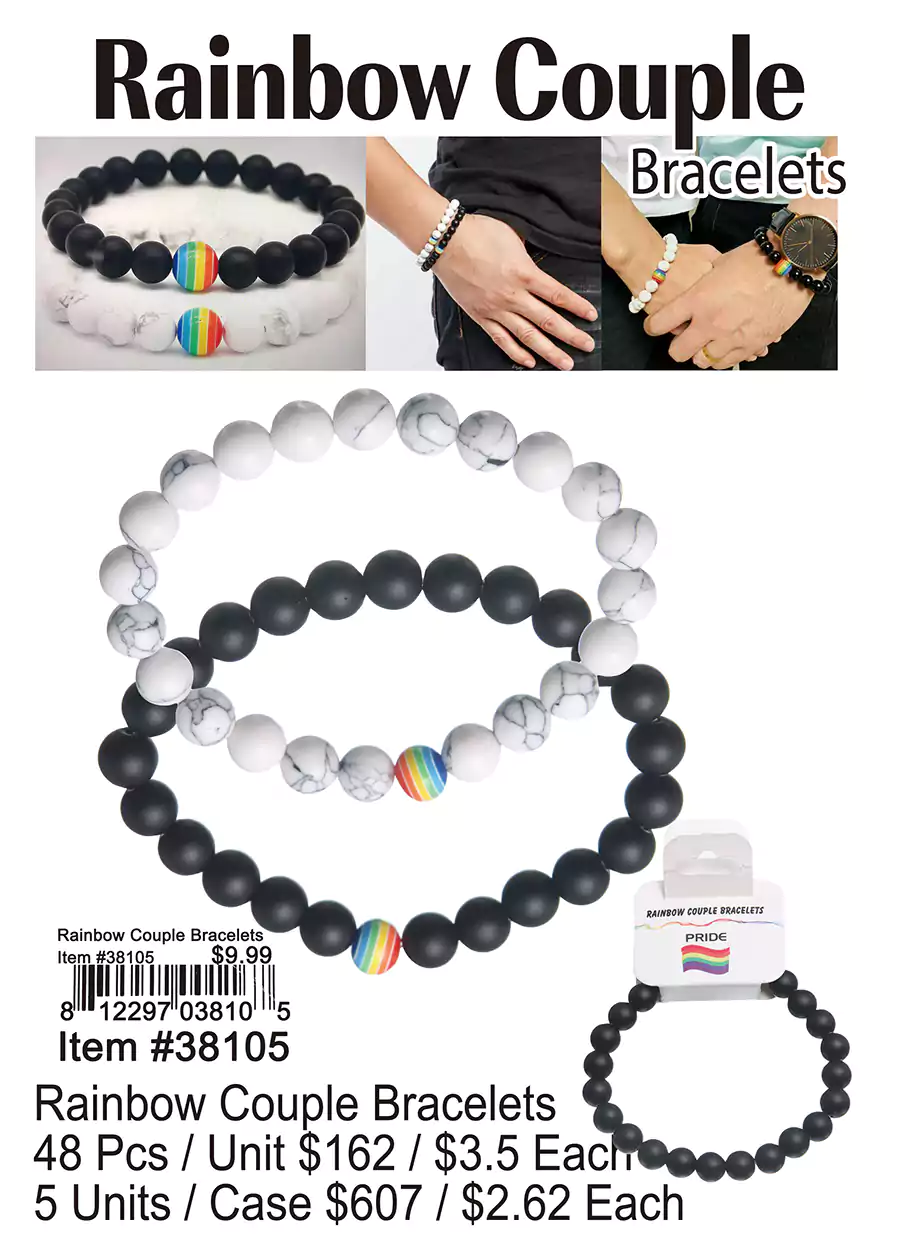 Rainbow Couple Bracelets